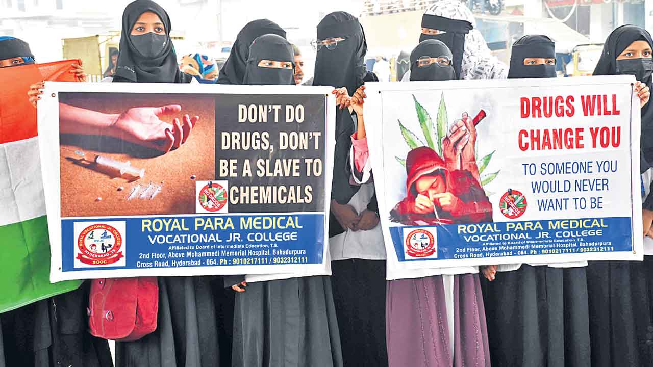 సైబరాబాద్‌ పరిధిలో రెండు రోజుల్లోనే 500 కిలోల గంజాయి పట్టివేత