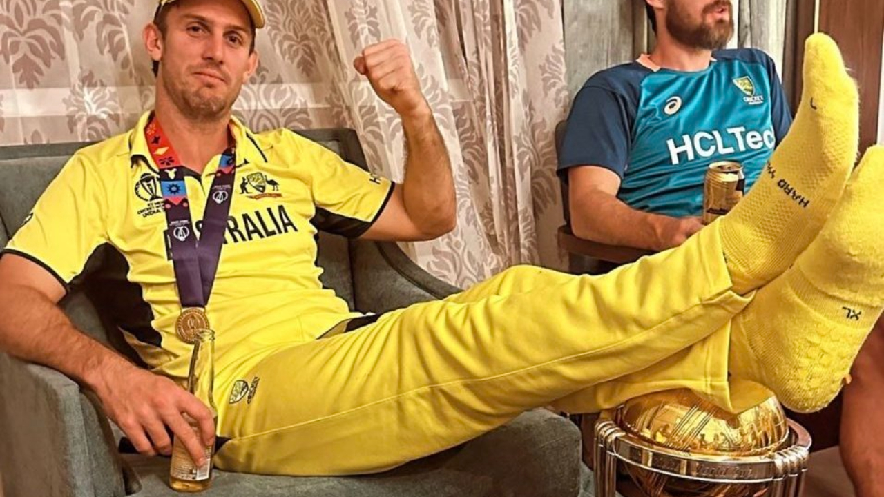 Mitchell Marsh: వరల్డ్ కప్ ట్రోఫీపై కాలు పెట్టడం తప్పేమీ కాదు.. మళ్లీ అలాగే చేస్తాః మిచెల్ మార్ష్