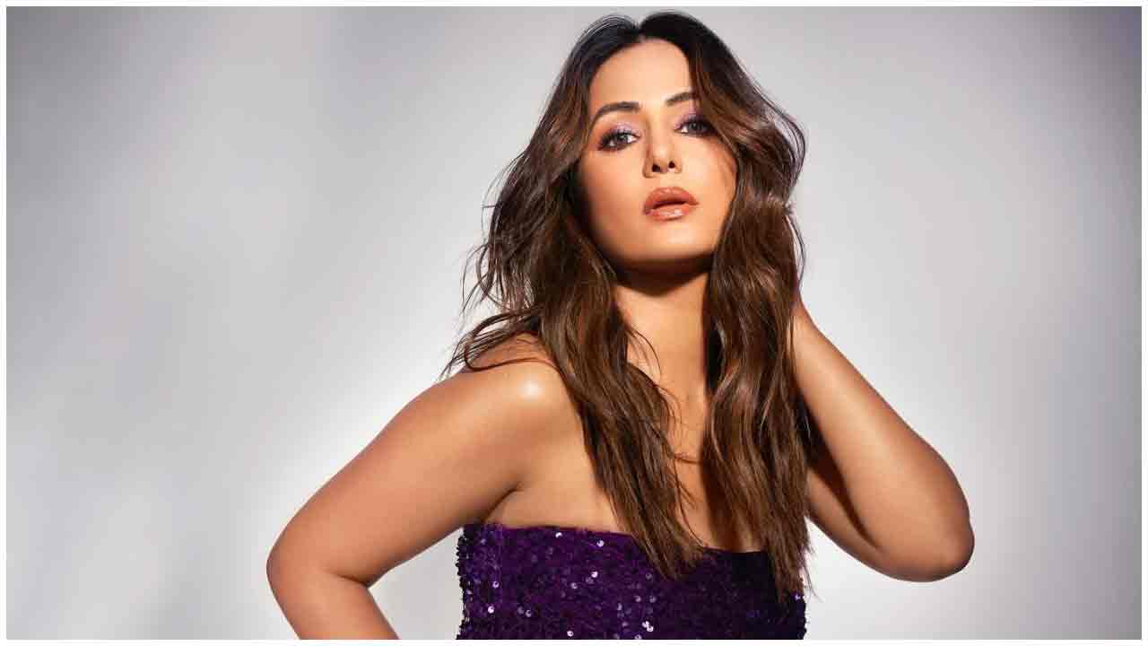 Hina Khan | చమ్కీల డ్రెస్‌లో సోకుల విందు చేసిన హీనా ఖాన్..