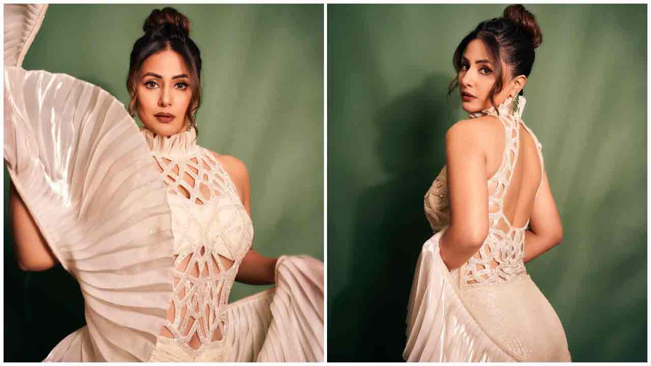 Hina Khan | చూపులతో కుర్రకారు మనసును గిల్లుతున్న హీనా ఖాన్..