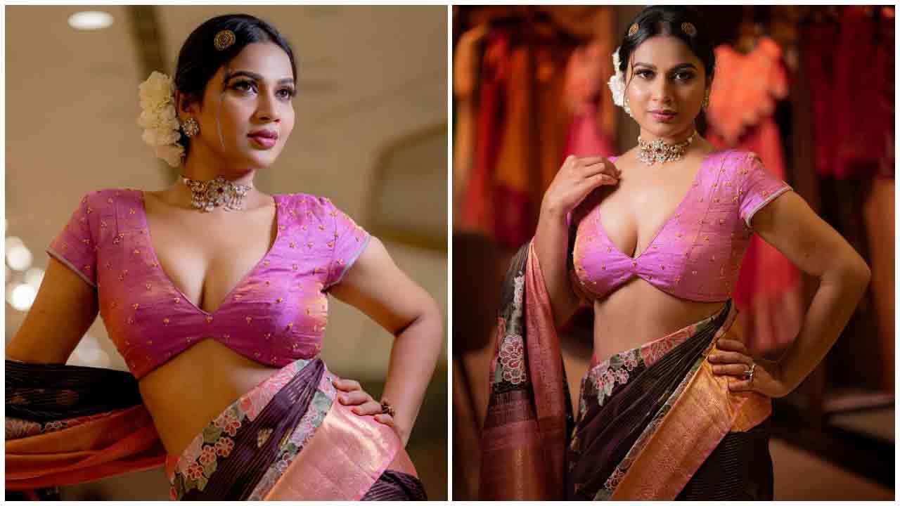 Inaya Sultana | చీరకట్టులో సొగసులు ఒలకబోస్తున్న ఇనయా సుల్తానా..