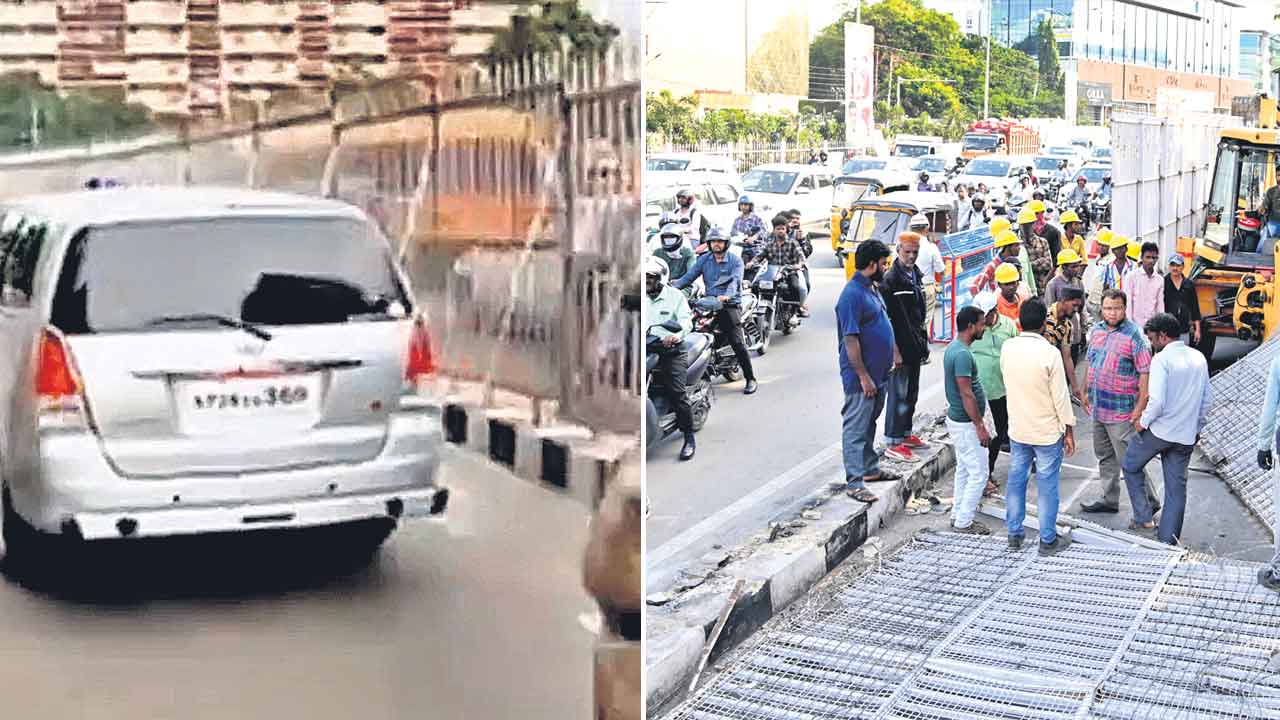 CM Camp Office | కంచె వేసిందీ వారే తీసిందీ వారే.. ఉద్యమ సమయంలో ఫెన్సింగ్‌ వేసిన కాంగ్రెస్‌ సర్కార్‌