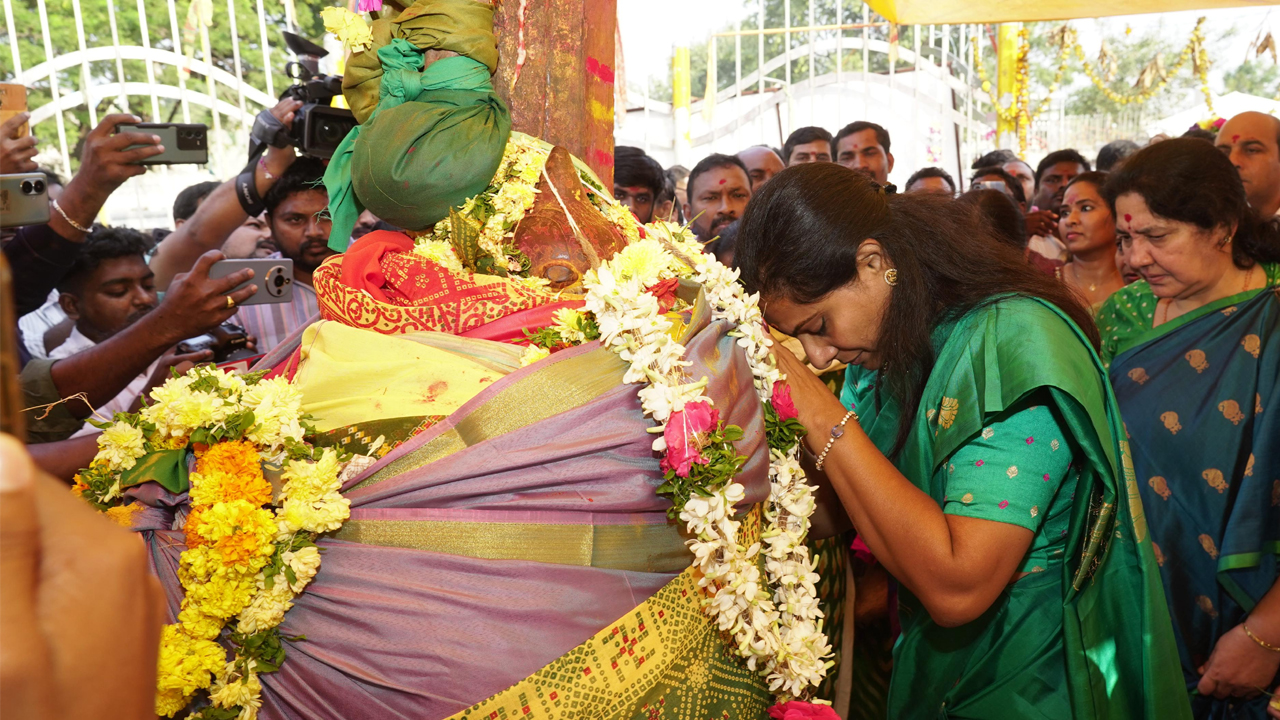 MLC Kavitha | మేడారం జాతరకు జాతీయ హోదా ఇవ్వాలి : ఎమ్మెల్సీ కవిత