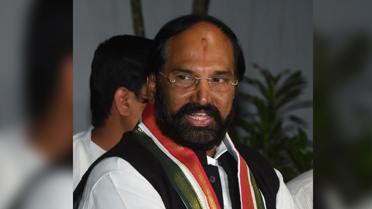 ఉమ్మడి జిల్లా ఇన్‌చార్జి మంత్రిగా ఉత్తమ్‌ కుమార్‌ రెడ్డి