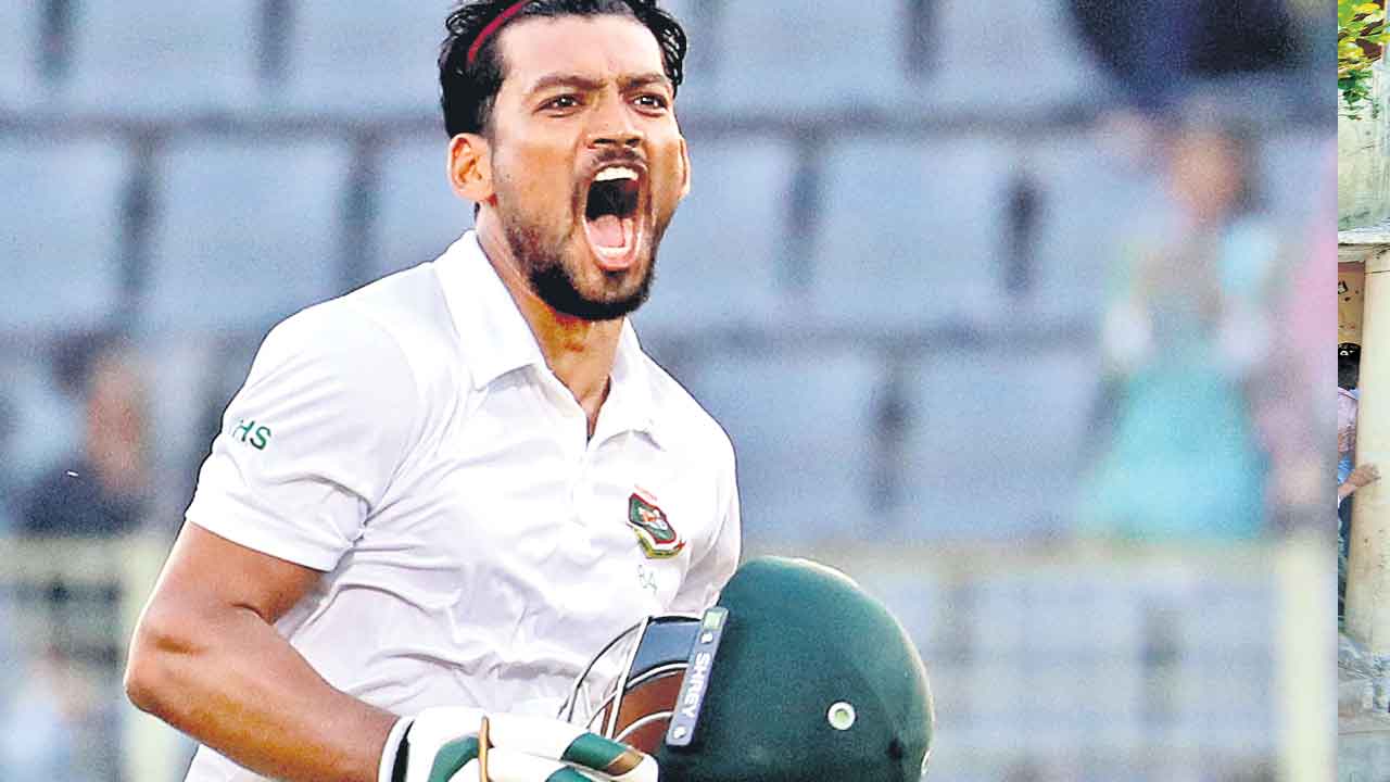 నజ్ముల్‌ అజేయ శతకం