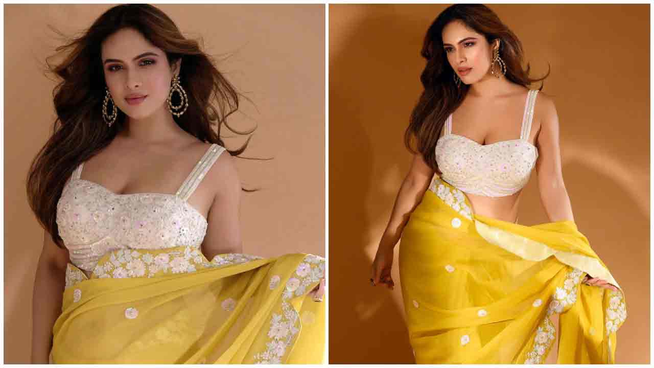 Neha MaliK | పసుపురంగు చీరలో కవ్విస్తున్న నేహా మాలిక్..