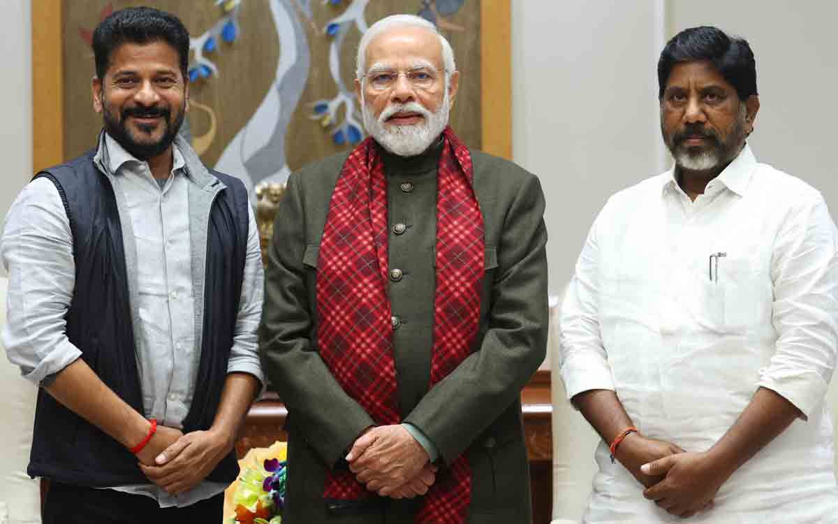 CM Revanth | ప్ర‌ధాని మోదీని క‌లిసిన రేవంత్ రెడ్డి, భ‌ట్టి విక్ర‌మార్క‌