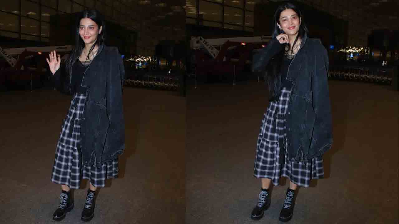 Shruti Haasan | ఎయిర్‌పోర్టులో శృతిహాసన్.. న్యూ ఇయర్ వెకేషన్‌కు ఎక్కడికెళ్తుందో మరి..?