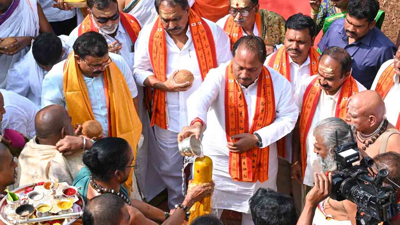 Srisailam | శ్రీశైల ఆలయంలో రూ. 215 కోట్లతో అభివృద్ధి పనులకు శంకుస్థాపన