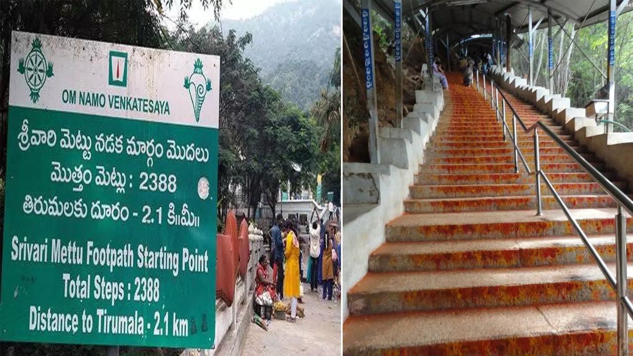 Tirumala | తిరుమల శ్రీవారి మెట్టుమార్గంలో రాకపోకల నిలిపివేత..!