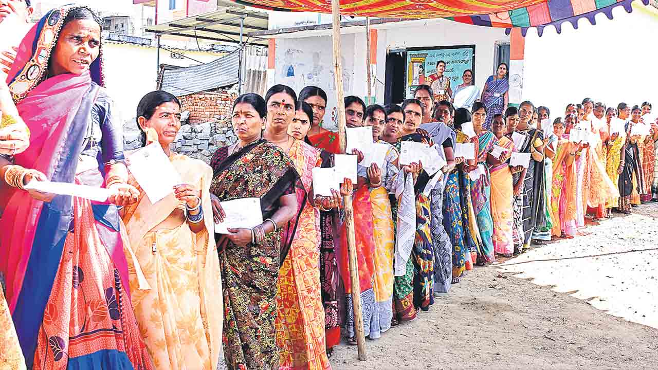 తగ్గిన ఓటింగ్‌