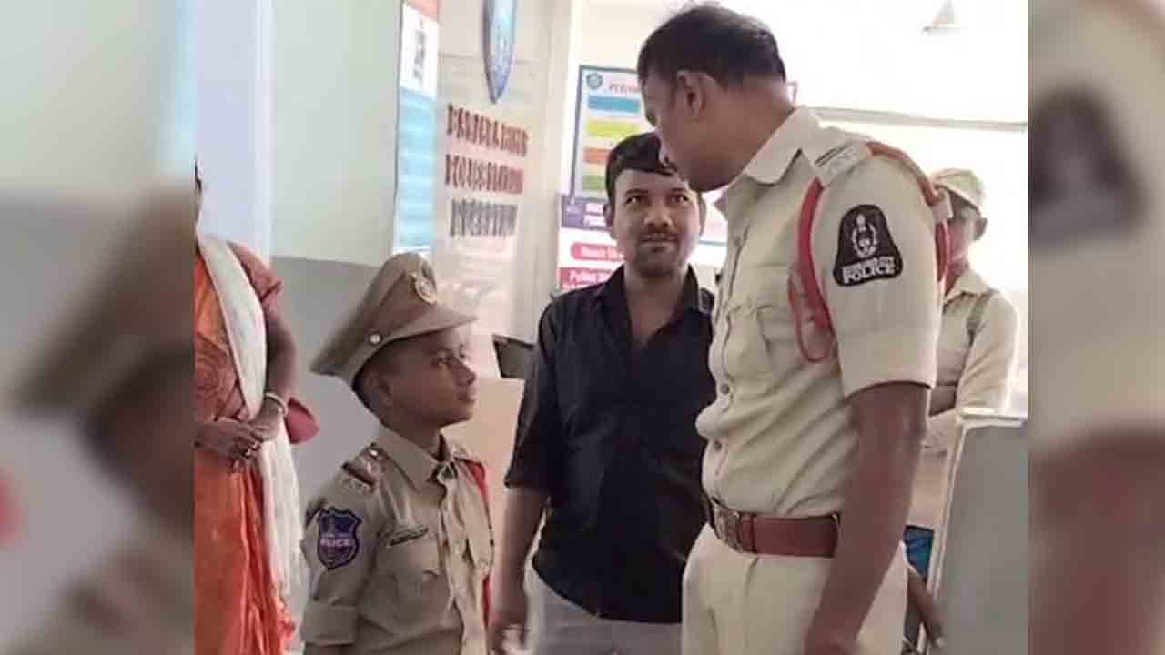 Telangana Police | పోలీసు అధికారిగా ఏడేళ్ల చిన్నారి.. బంజారాహిల్స్‌ పోలీస్‌స్టేషన్‌లో సాదర స్వాగతం