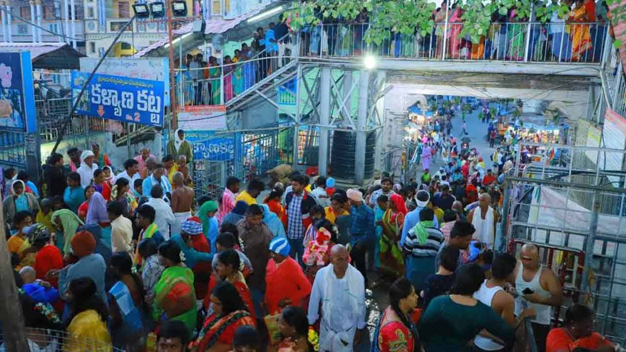 Vemulawada | ఎములాడ రాజన్న ఆలయానికి పోటెత్తిన భక్తులు.. స్వామివారి దర్శనానికి 4 గంటలు