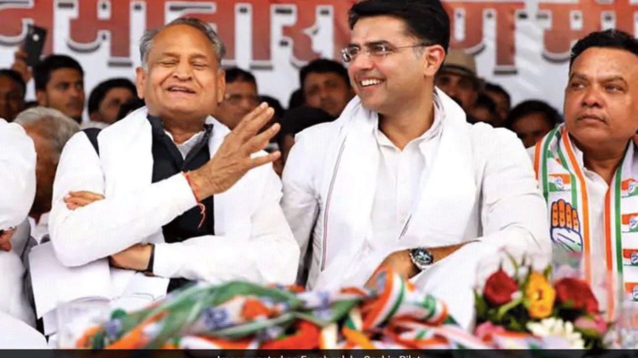 Rajasthan Poll Results | గెహ్లాట్ VS పైల‌ట్ : రాజ‌స్ధాన్‌లో వ‌ర్గ‌పోరుతో కాంగ్రెస్ కుదేలు