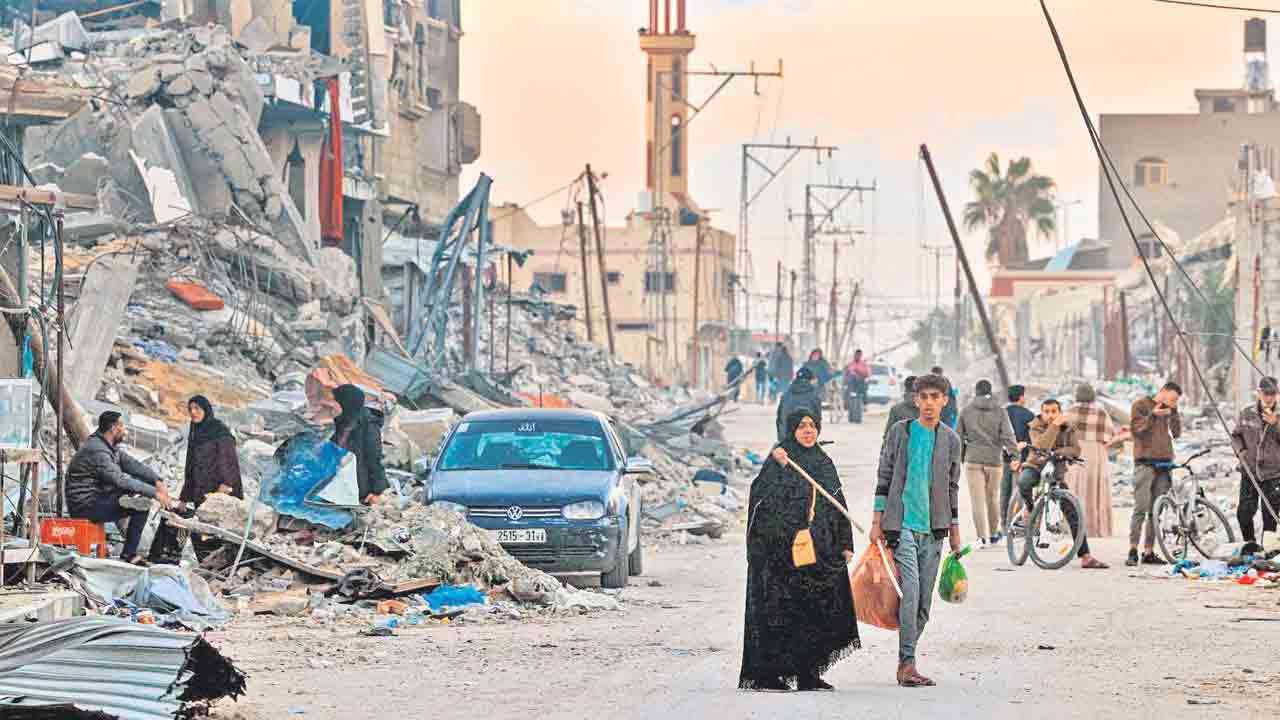 గాజాలో శాశ్వత శాంతి నెలకొల్పాలి