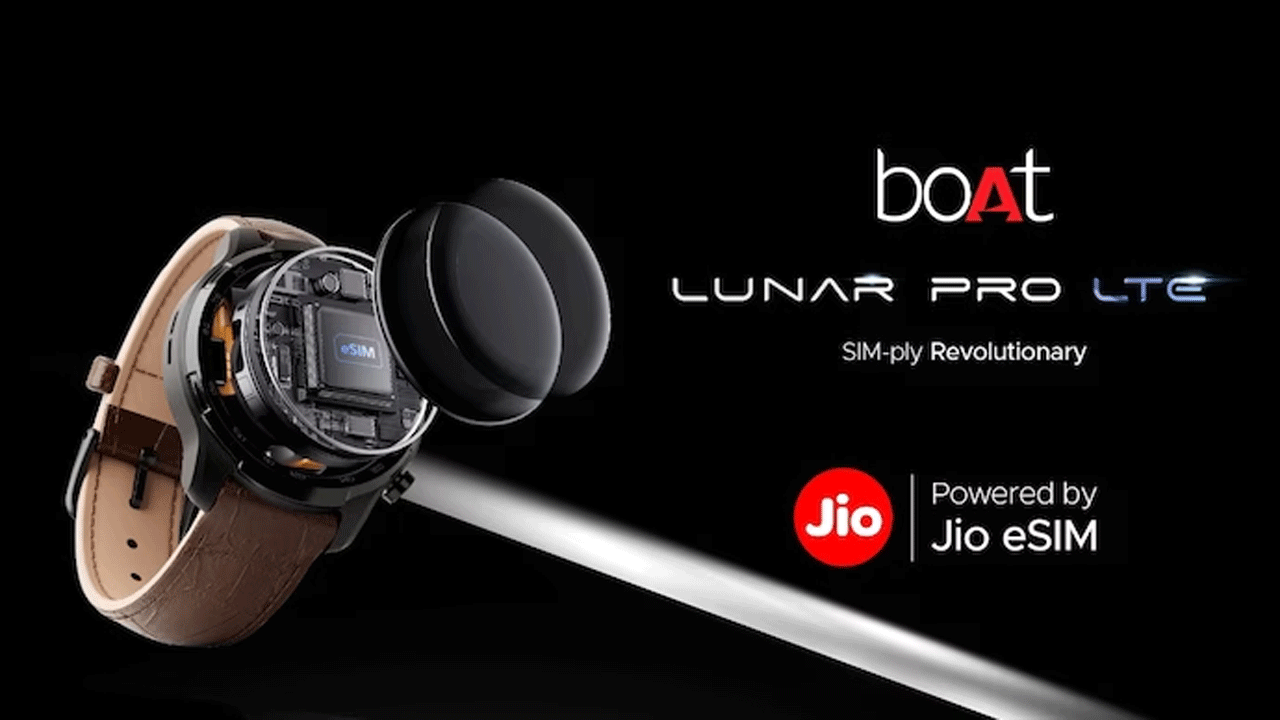 boAt Lunar Pro LTE smartwatch | జియో సిమ్‌తో బోట్ లునార్ ప్రొ ఎల్‌టీఈ స్మార్ట్‌వాచ్ లాంఛ్‌