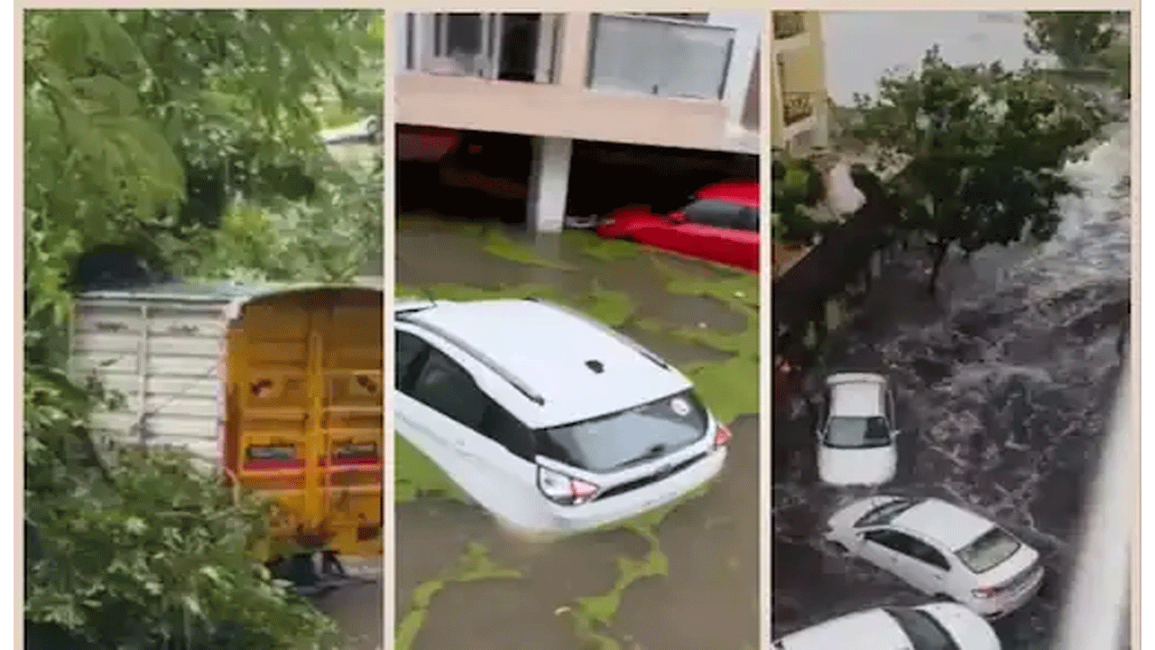 Michaung Cyclone | చెన్నై ఎయిర్‌పోర్ట్ ర‌న్‌వేపై వ‌ర‌ద నీరు..విమానాల రాక‌పోక‌ల‌కు అంతరాయం