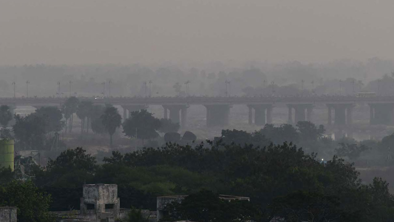 ‘మానేరు’పై మంచు దుప్పటి