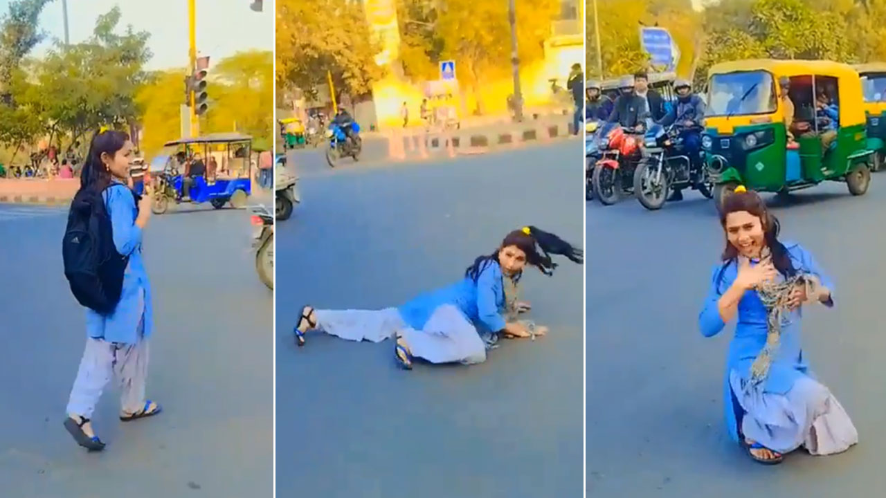Viral | రాత్రికి రాత్రే పాపులర్‌ కావాలని నడిరోడ్డుపై వెర్రి చేష్టలు.. వీడియో వైరల్‌