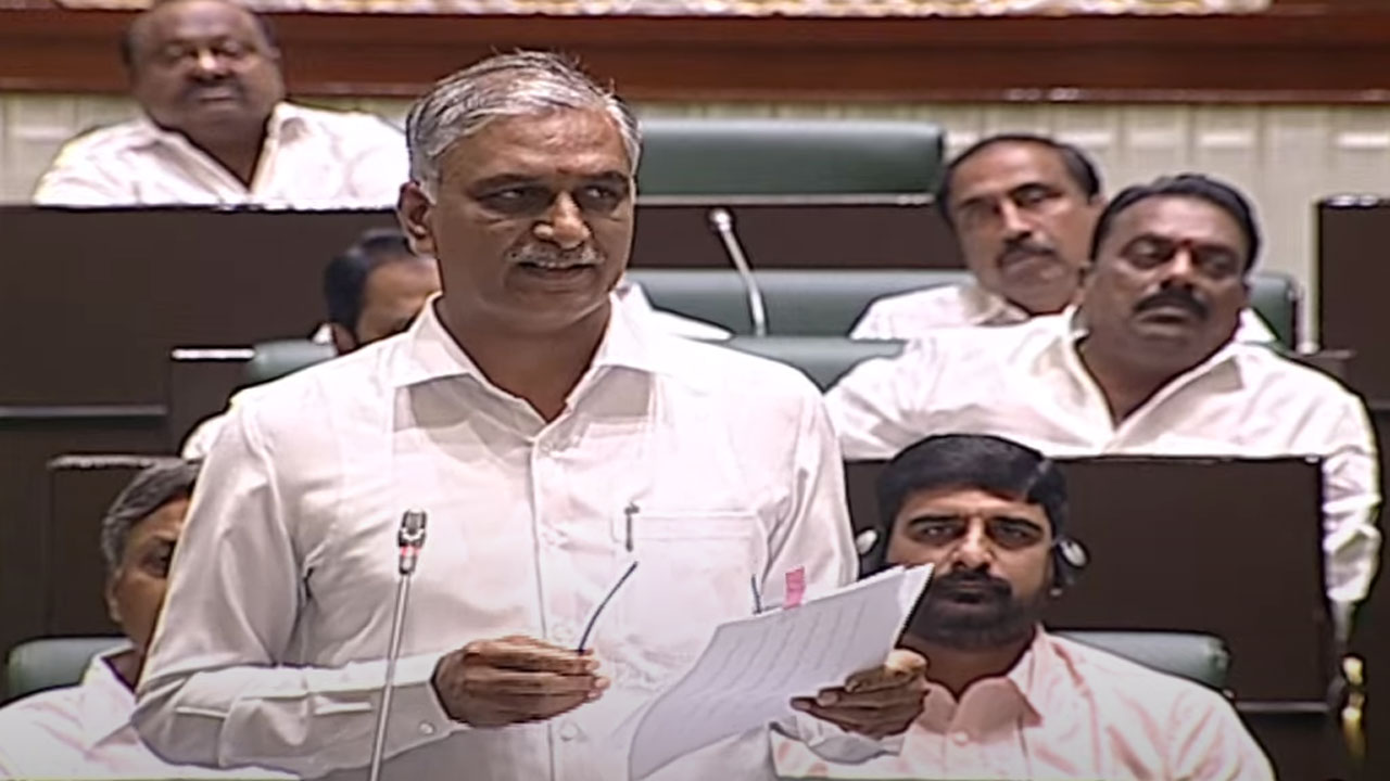 Harish Rao | సస్పెండ్‌ అయిన ఏపీ అధికారితో శ్వేతపత్రం ప్రిపేర్‌ చేయించారు : హరీశ్‌రావు