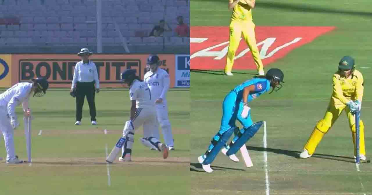 Harmanpreet Kaur | క్రీజులో ఇరుక్క‌పోయిన బ్యాట్.. రెండోసారి హాఫ్ సెంచ‌రీ చేజార్చుకున్న భార‌త కెప్టెన్