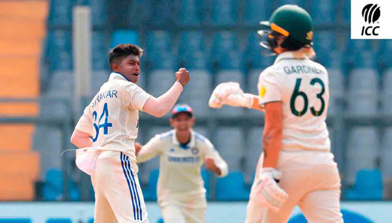 INDW vs AUSW | తొలి రోజే ఆస్ట్రేలియా ఆలౌట్.. ఏకైక టెస్టులో ప‌ట్టుబిగిస్తున్న భార‌త్