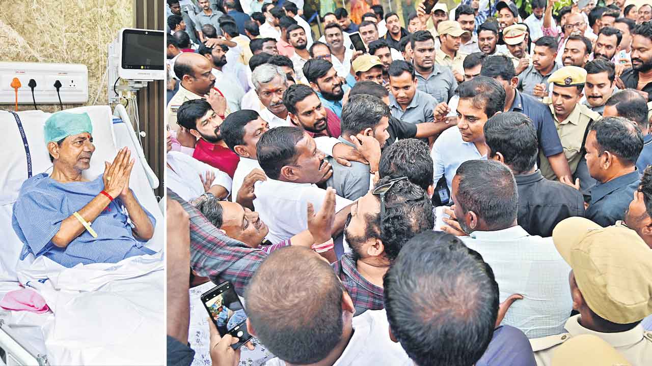 కేసీఆర్‌ను చూడాలని పోటెత్తిన జనం