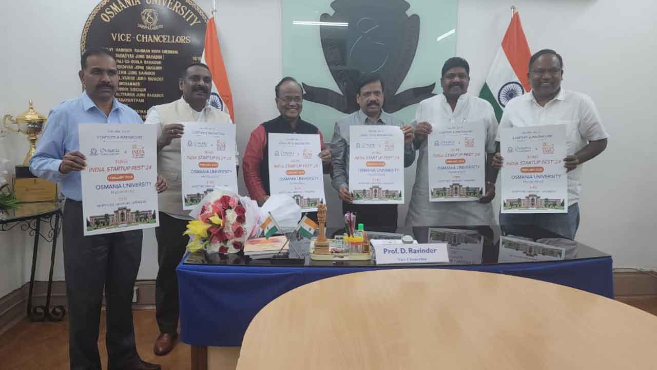 India Startup Fest -24 | వచ్చే ఫిబ్రవరిలో ఓయూలో ఇండియా స్టార్టప్‌ ఫెస్ట్‌ – 24