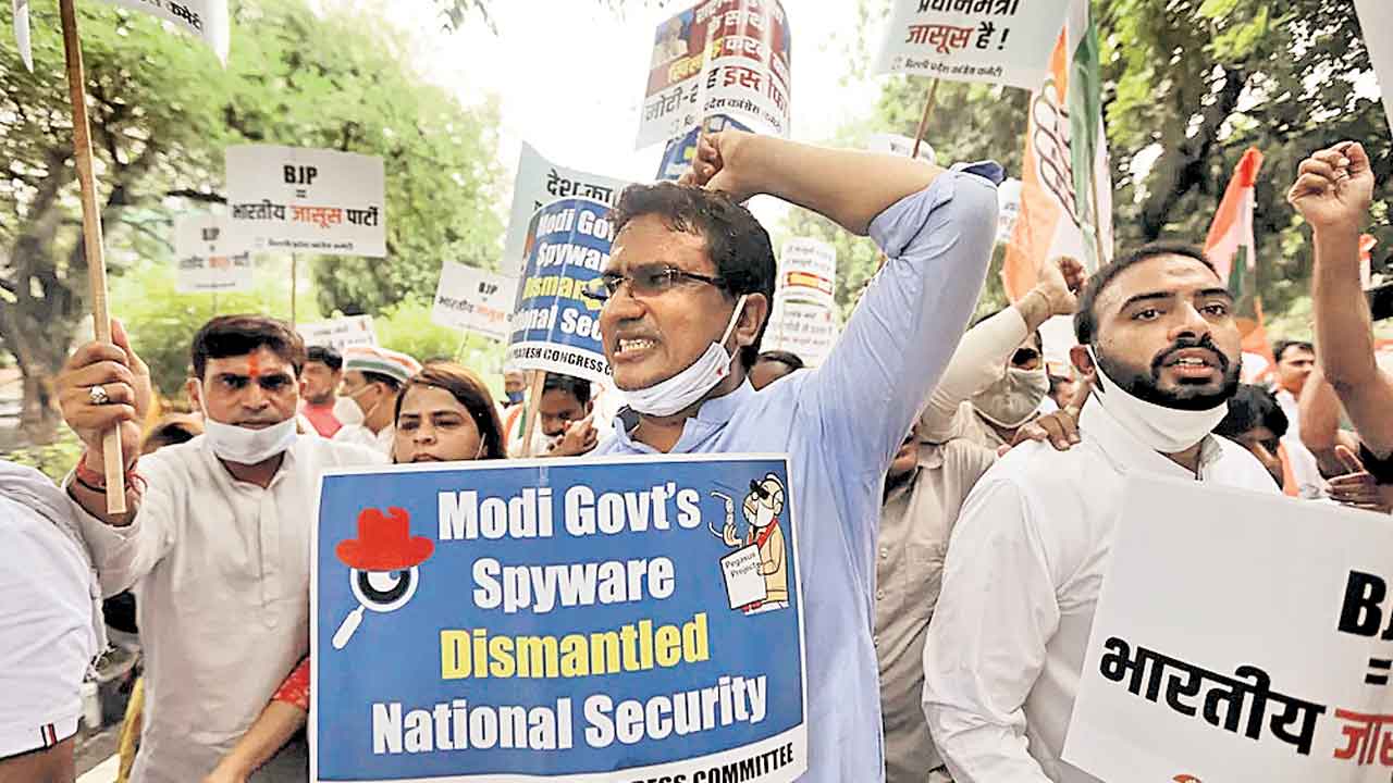 Pegasus Spyware | ప్రజాస్వామ్యానికి చేటు పెగాసస్‌