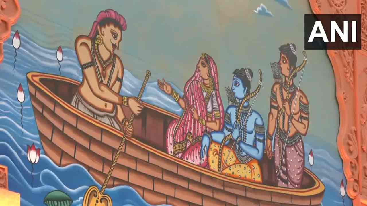 Valmiki Airport: క‌ల‌ర్‌ఫుల్‌గా వాల్మీకి ఎయిర్‌పోర్టు.. ఆక‌ట్టుకుంటున్న రామాయ‌ణం పేయింటింగ్స్‌