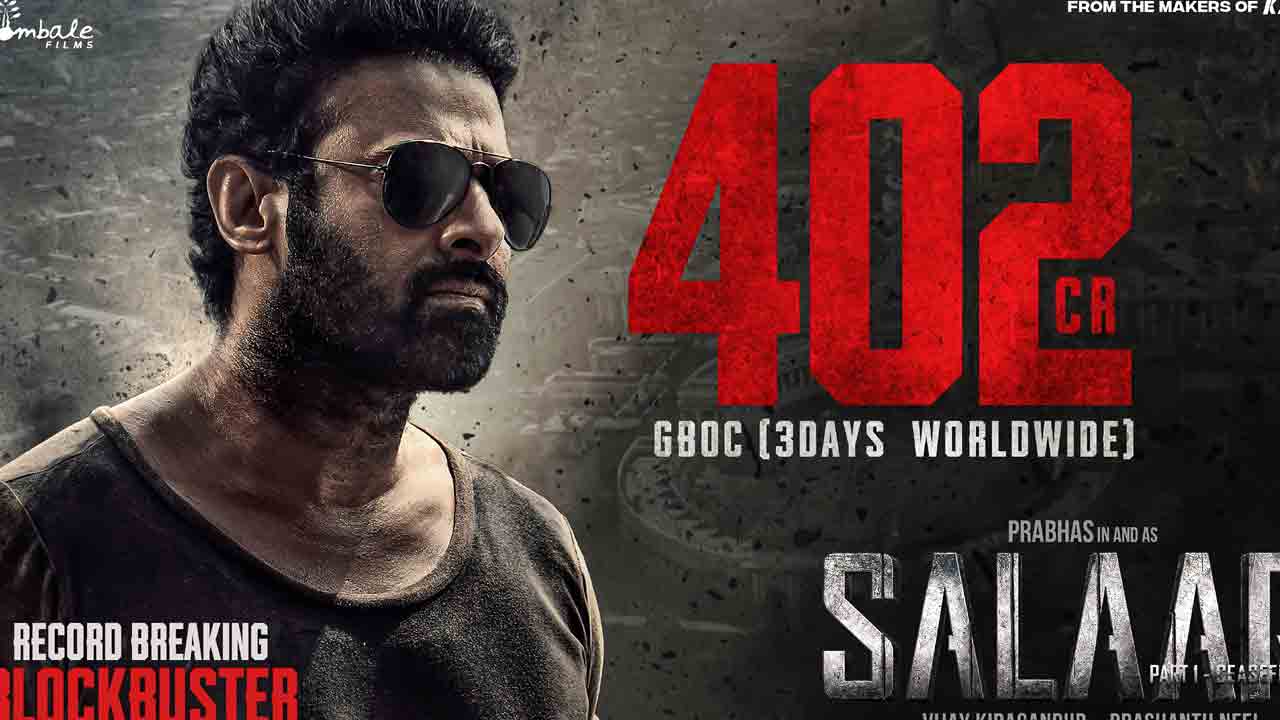Salaar Movie Collections | ‘సలార్‌’ సునామీ.. మూడు రోజుల్లో రూ.402 కోట్లు