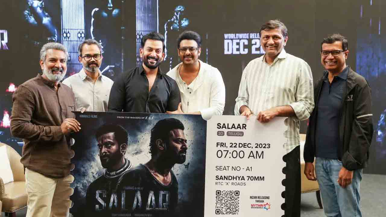Salaar Movie Advance Bookings | ‘స‌లార్’ ఫ‌స్ట్ టికెట్ కొన్న రాజమౌళి.. ధర ఎంతో తెలుసా?