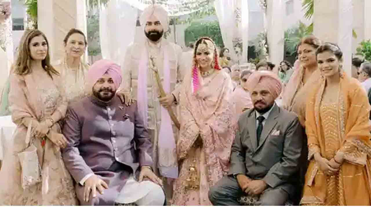 Navjot Singh Sidhu | వైభ‌వంగా భార‌త మాజీ క్రికెట‌ర్ కుమారుడి వివాహం.. ఫొటోలు వైర‌ల్