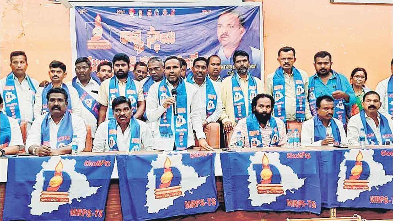 Vangapally Srinivas | ఎస్సీ వర్గీకరణకు చట్టబద్ధత కోసం 21న చలో ఢిల్లీ: వంగపల్లి శ్రీనివాస్‌