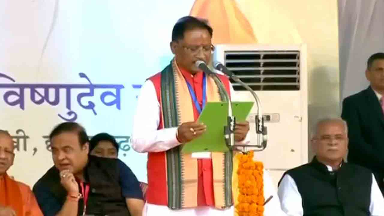 Chhattisgarh | ఛ‌త్తీస్‌గ‌ఢ్ సీఎంగా విష్ణు డియో సాయ్ ప్ర‌మాణ‌స్వీకారం