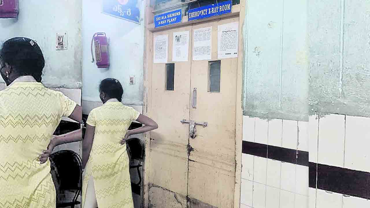 ఎక్స్‌రే గదికి తాళం