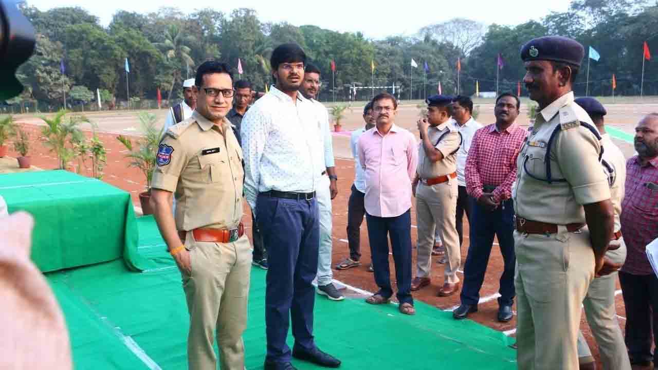 గణతంత్ర వేడుకలకు పటిష్ట ఏర్పాట్లు