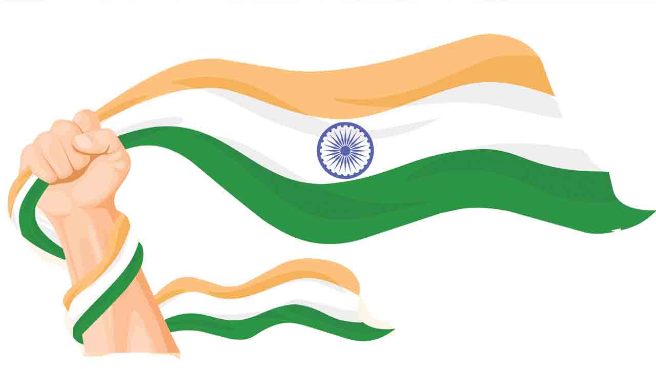 మదినిండా.. జాతీయ జెండా