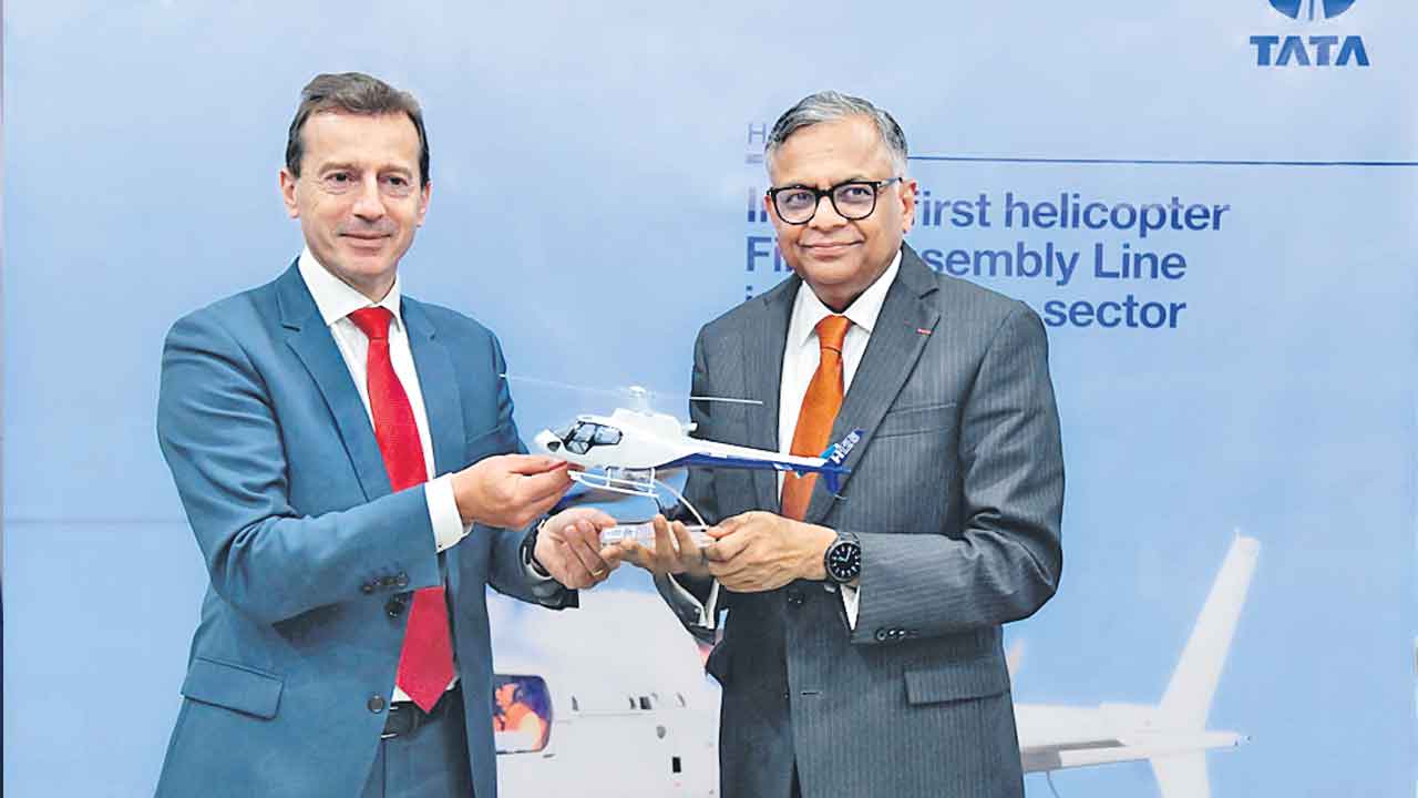 ఎయిర్‌బస్‌ హెలికాప్టర్ల అసెంబ్లింగ్‌ ఇక్కడే