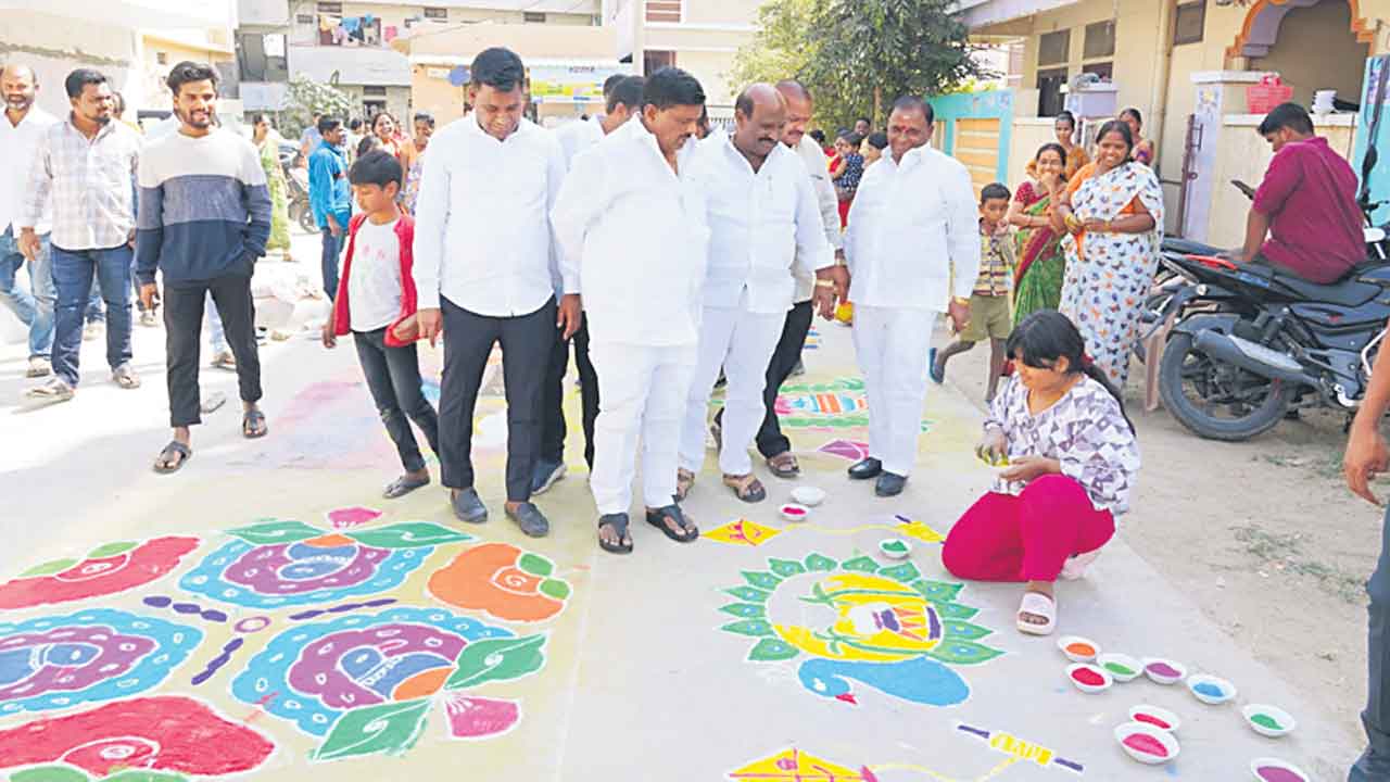 ముగ్గులు మన సంస్కృతికి ప్రతీక