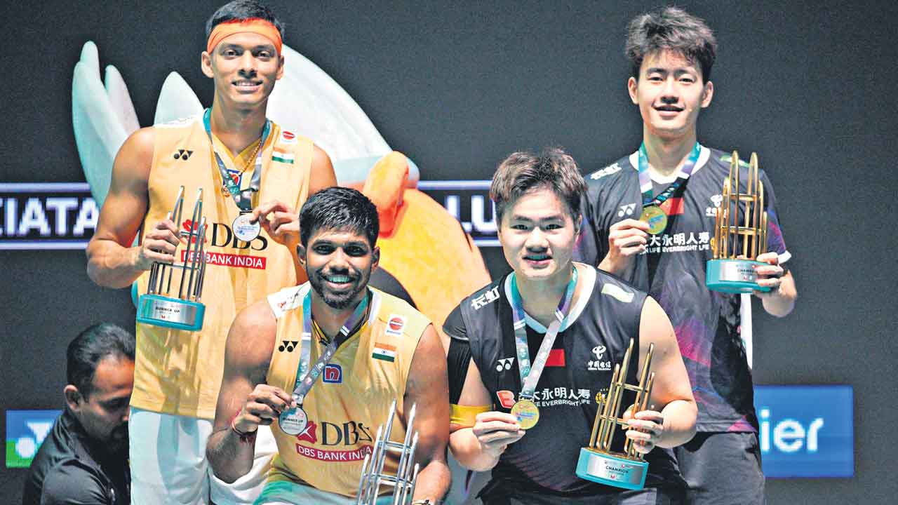 రన్నరప్‌ సాత్విక్‌ జోడీ 