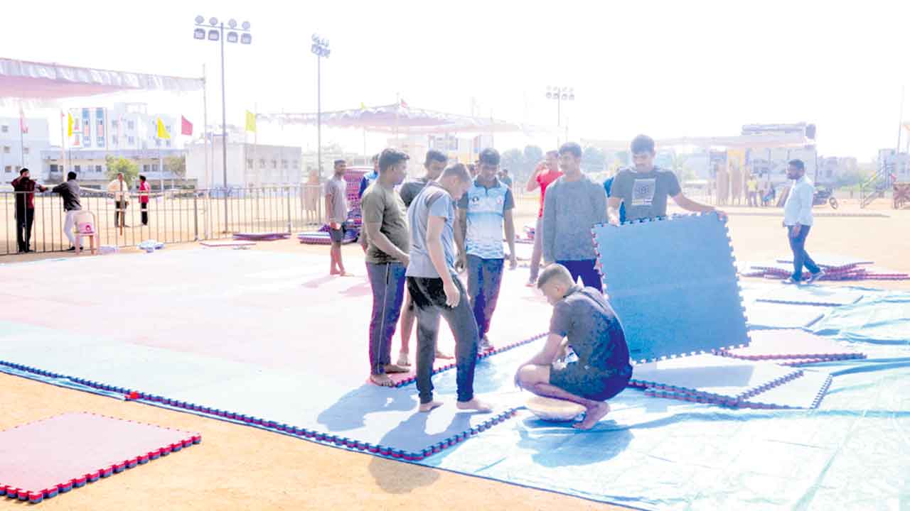 కబడ్డీ పోటీలకు సర్వంసిద్ధం