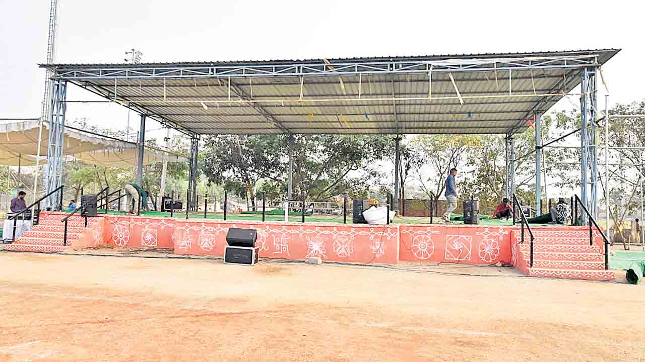 రిపబ్లిక్‌ వేడుకలకు సిద్ధం