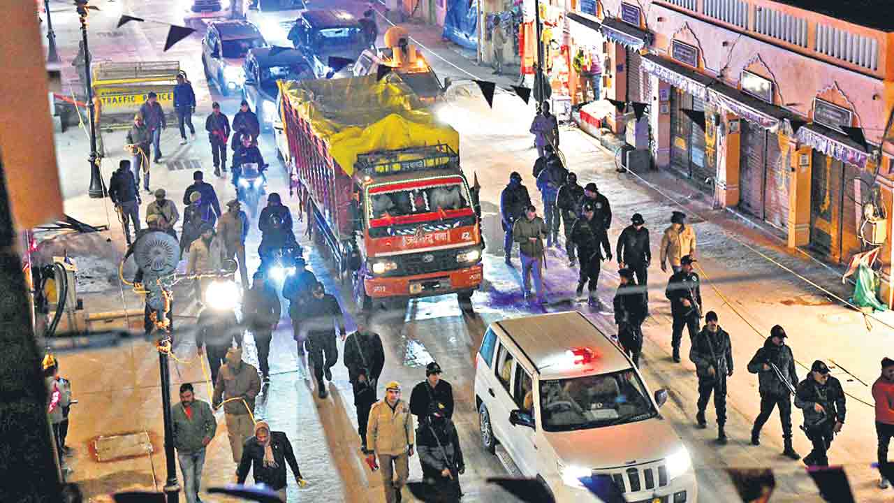 Ayodhya Ram Mandir | అయోధ్యకు చేరుకున్న రామ్‌లల్లా.. నేడు గర్భగుడిలోకి ప్రవేశం