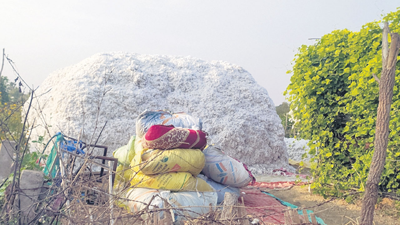 పత్తి నిల్వలపై జర భద్రం..!