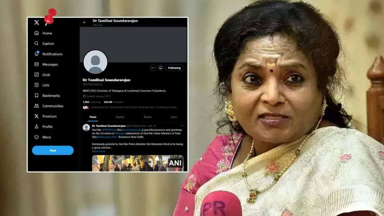 Governor Tamilisai | ట్విట్టర్‌ ఖాతా సేఫ్‌‌.. ప్రొఫైల్‌ పిక్‌ అప్‌డేట్‌ చేసిన గవర్నర్‌ తమిళిసై