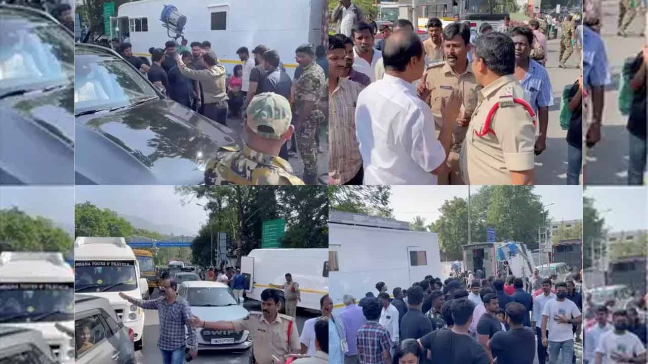 Tirumala | అలిపిరి వద్ద ధనుష్‌ సినిమా షూటింగ్‌.. ట్రాఫిక్‌ దారిమళ్లించడంతో శ్రీవారి భక్తులకు తప్పని తిప్పలు