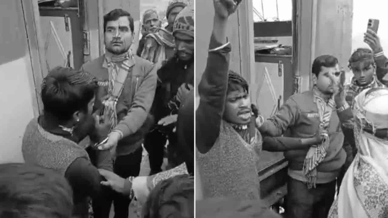 Watch: రైలు ఆలస్యంపై ప్రయాణికుడు ఆగ్రహం.. మద్యం మత్తులో లోకో పైలట్‌పై దాడి
