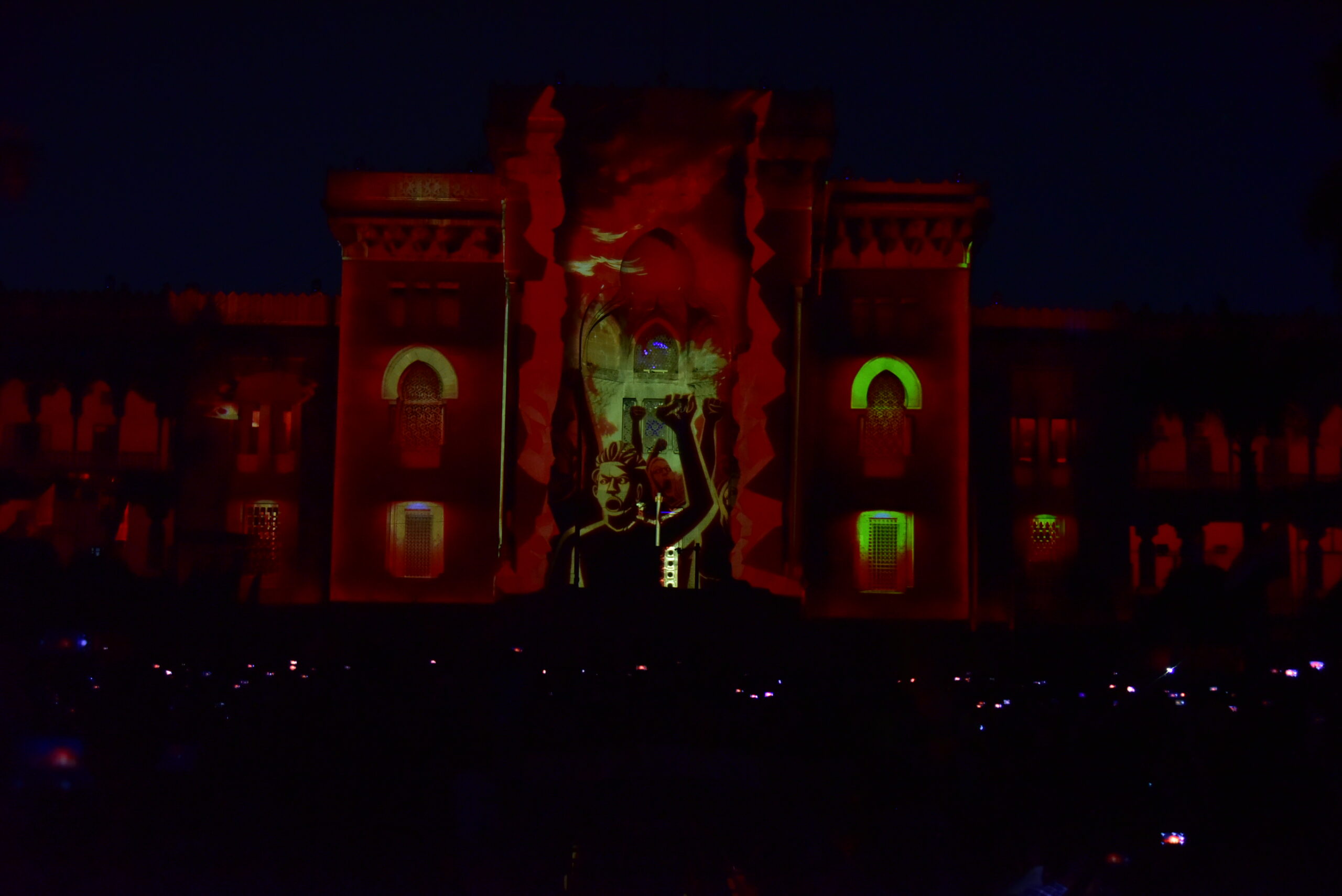 Dynamic Laser Show At Arts College In Osmania University (37)