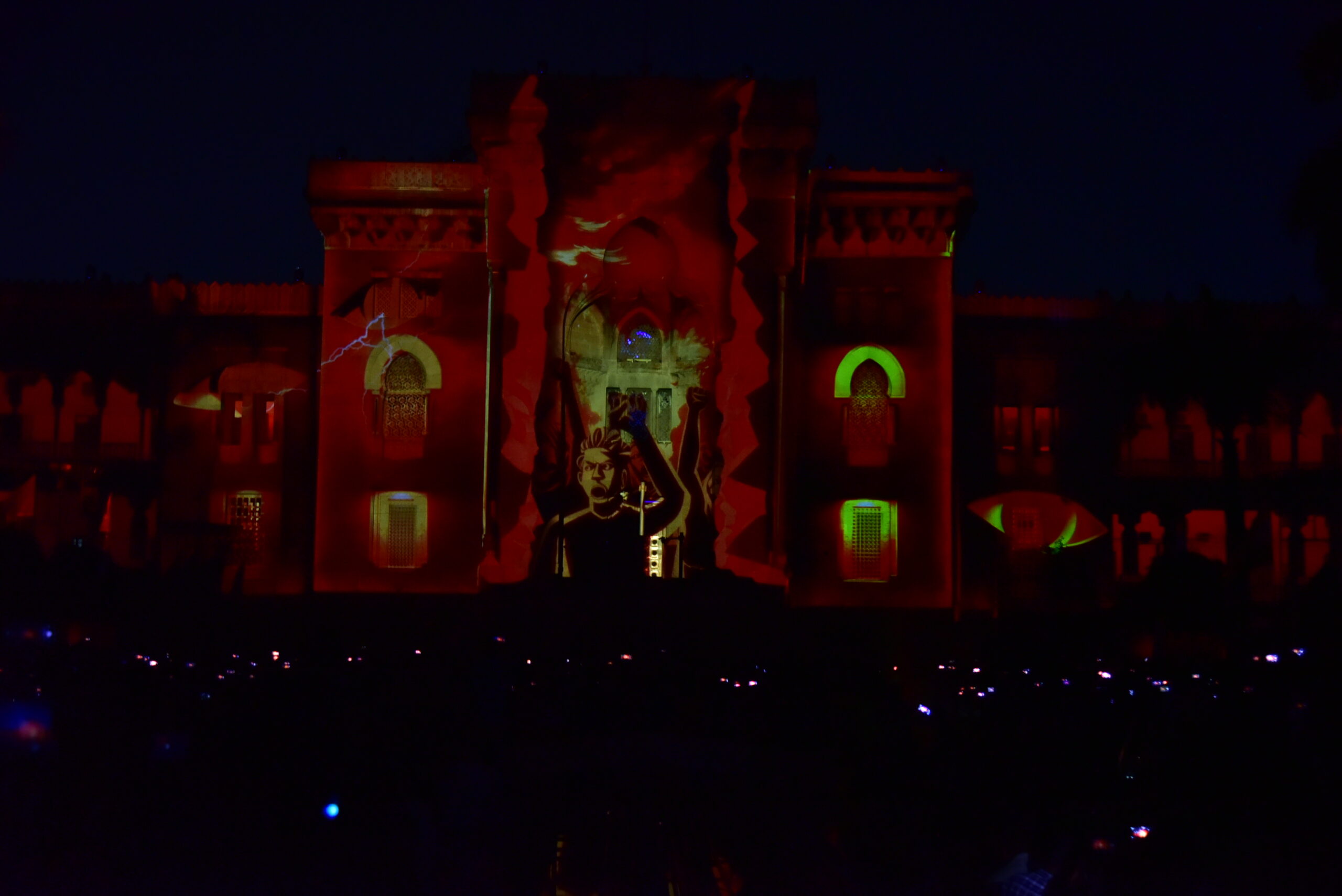 Dynamic Laser Show At Arts College In Osmania University (40)